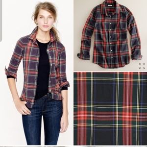 J.Crew tartan plaid shirt Sz 8